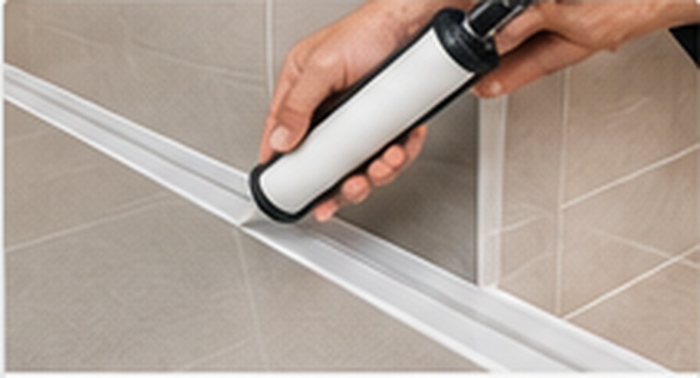 Silicone sealing in a residential wet area